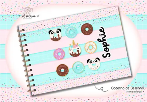 Caderno de Desenho - Donuts (96fls)