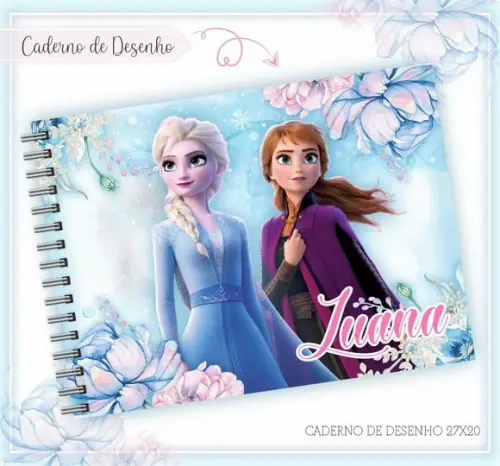 Caderno de Desenho - Frozen 03
