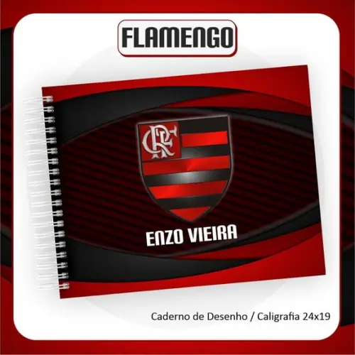 Caderno de Desenho - Flamengo