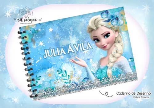 Caderno de Desenho - Frozen 04