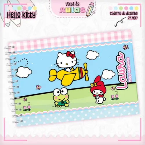 Caderno de Desenho - Hello Kitty 03
