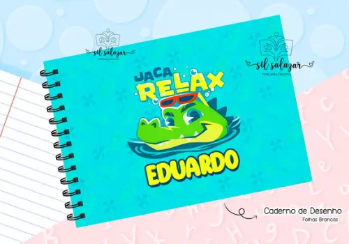 Caderno de Desenho - Jaca Relax Puket