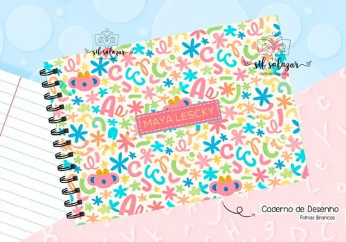 Caderno de Desenho - Lilica