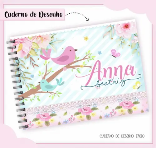 Caderno de Desenho - Jardim