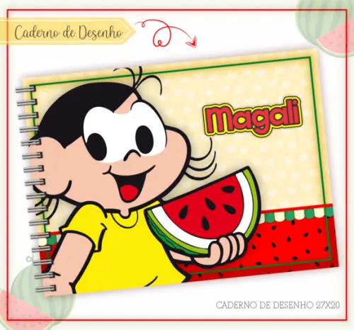 Caderno de Desenho - Magali