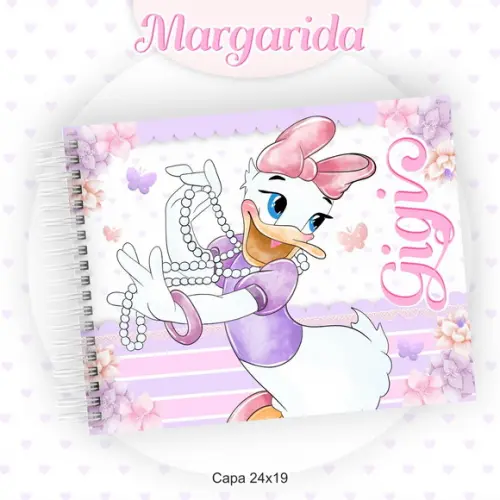 Caderno de Desenho - Margarida
