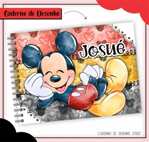 Caderno de Desenho - Mickey