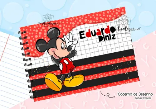 Caderno de Desenho - Mickey 01