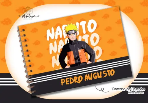 Caderno de Desenho - Naruto 04