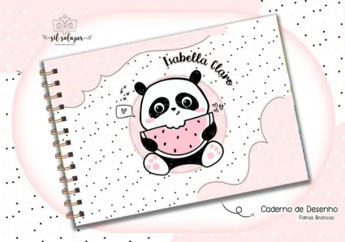 Caderno de Desenho - Panda (96fl)