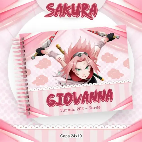 Caderno de Desenho - Sakura