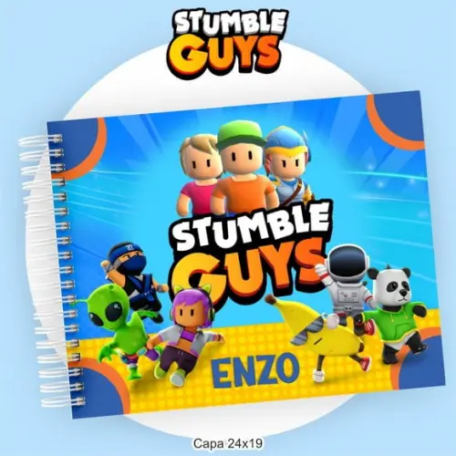 Caderno de Desenho - Stumble Guys
