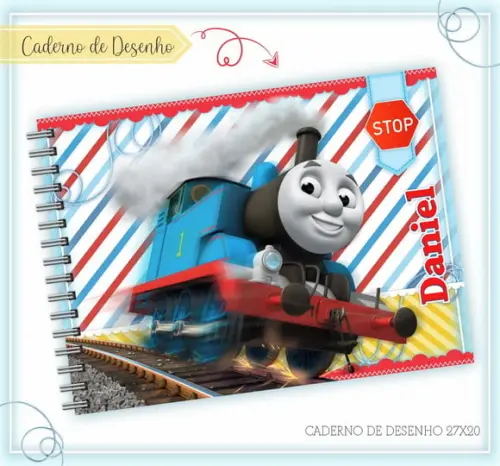 Caderno de Desenho - Thomas e Seus Amigos