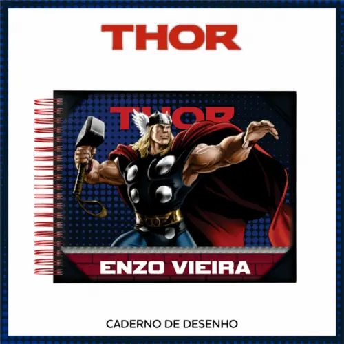 Caderno de Desenho - Thor