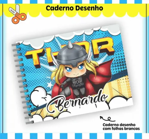 Caderno de Desenho - Thor Baby