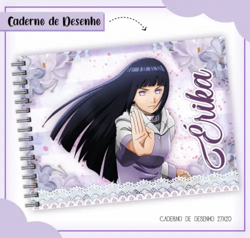 Caderno de Desenho- Hinata