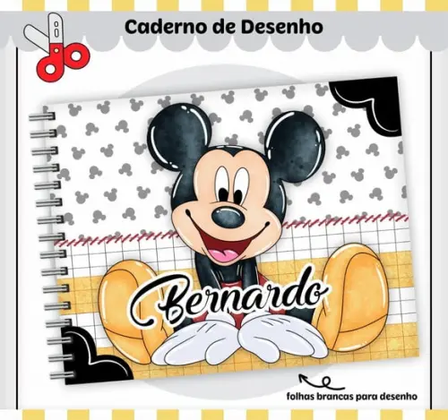 Caderno de Desenho- Mickey 02