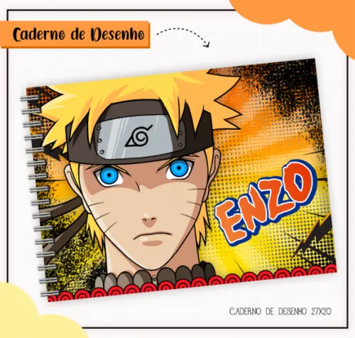 Caderno de Desenho- Naruto 02
