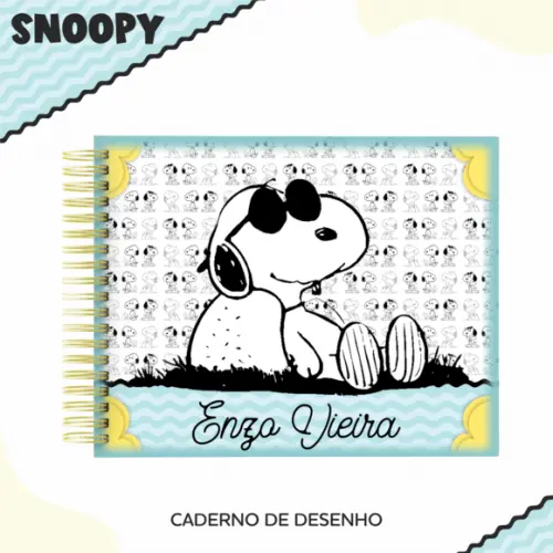 Caderno de Desenho- Snoopy