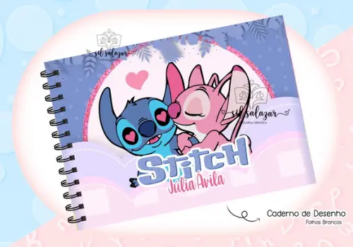 Caderno de Desenho- Stitch 03