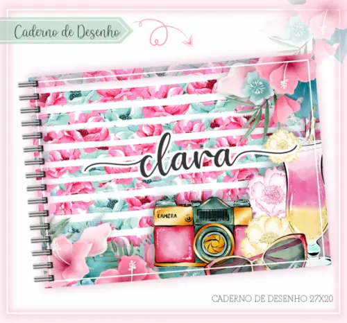 Caderno de Desenho- Tropical