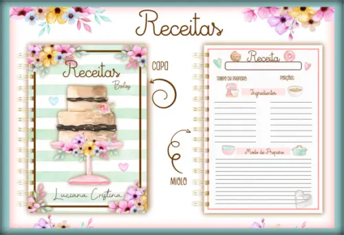 Caderno de Receitas Bolos 03