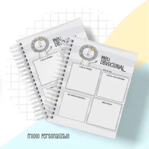 Caderno Devocional Menino