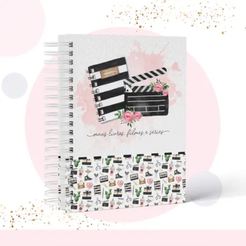 Caderno Filme, series, e livros