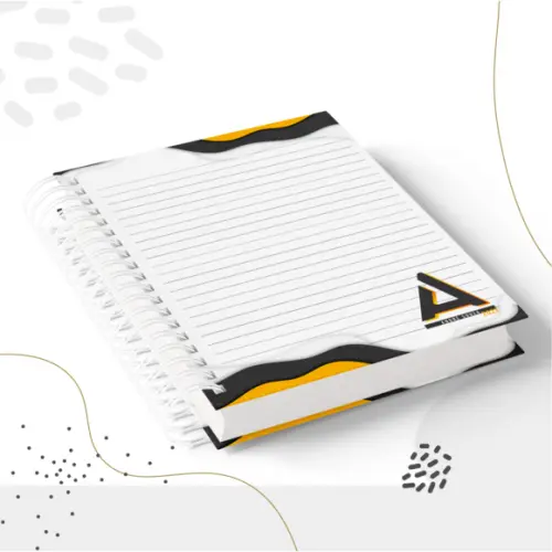 Caderno Masculino A5 - Letras