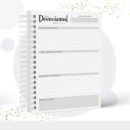 Caderno Meu Devocional Masculino