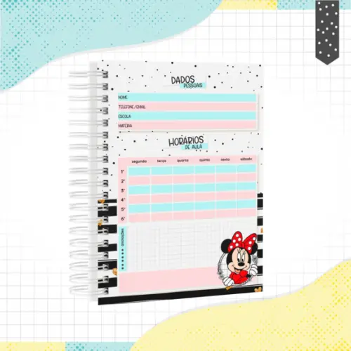 Caderno Pautado A5 - Minnie