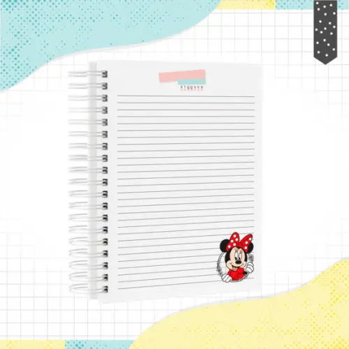 Caderno Pautado A5 - Minnie