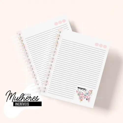 Caderno Personalizado - Coleção Ouse - Mulher 04