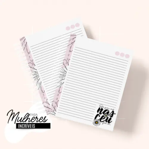 Caderno Personalizado - Nasceu
