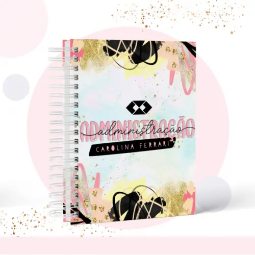 Caderno Universitário - Administração (10 matérias)