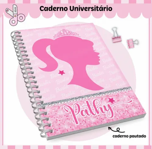 Caderno Universitário - Barbie
