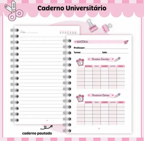 Caderno Universitário - Barbie