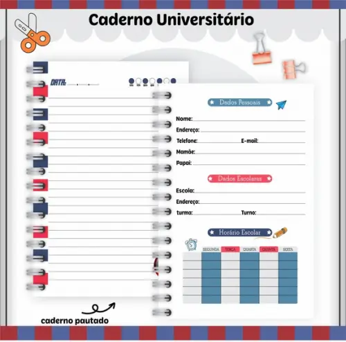 Caderno Universitário - Capitão America