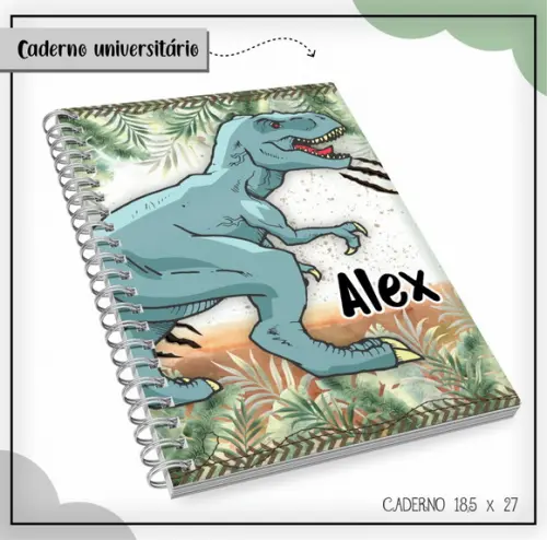Caderno Universitário - Dinossauro