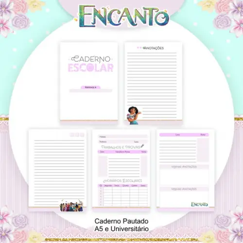Caderno Universitário - Encanto
