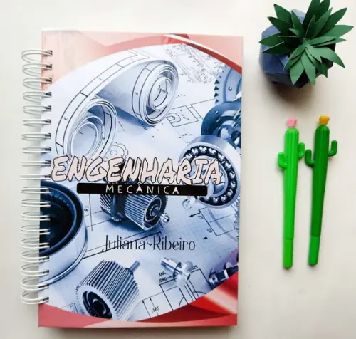 Caderno Universitário - Engenharia Mecânica (10 matérias)