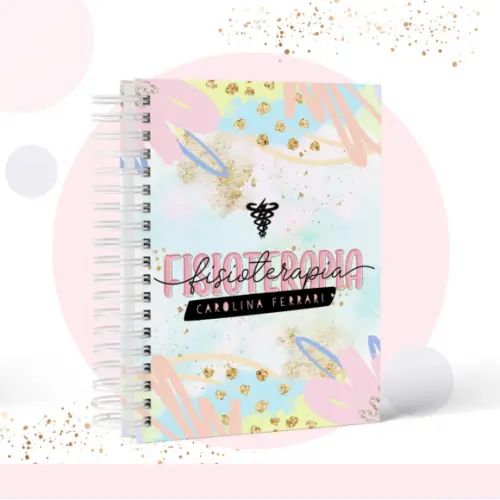 Caderno Universitário - Fisioterapia (10 matérias)
