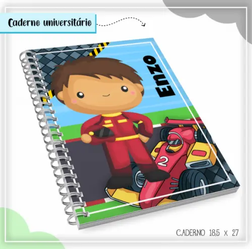 Caderno Universitário - Formula 1