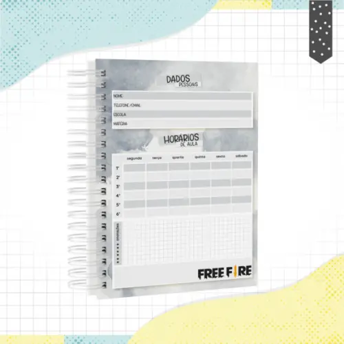 Caderno Universitário - Freefire