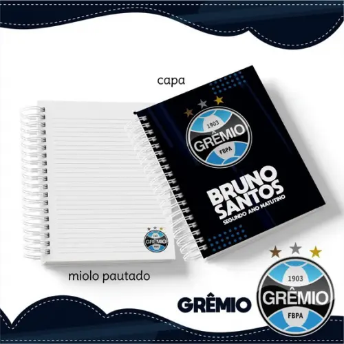 Caderno Universitário - Grêmio