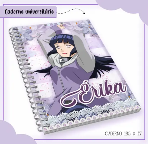 Caderno Universitário - Hinata