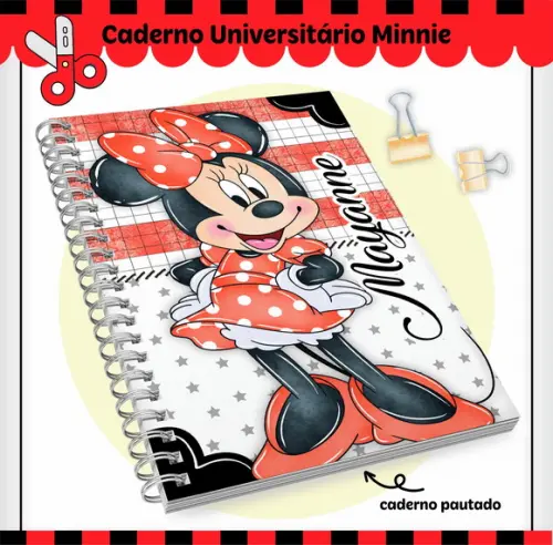 Caderno Universitário - Minnie 02