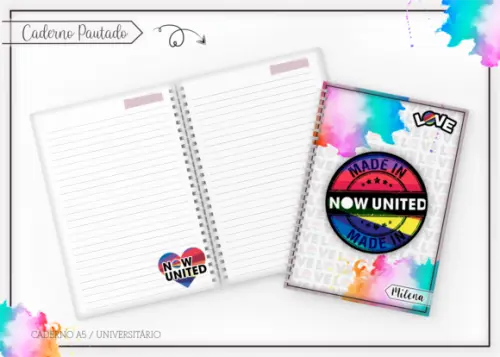 Caderno Universitário - Now United