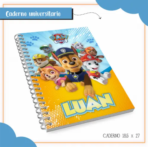 Caderno Universitário - Patrulha Canina