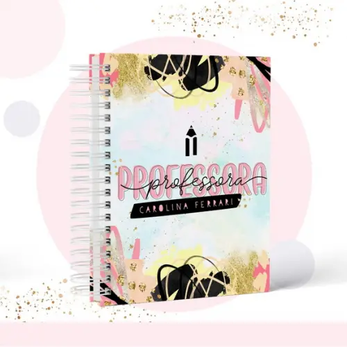 Caderno Universitário - Professora (10 Matérias)